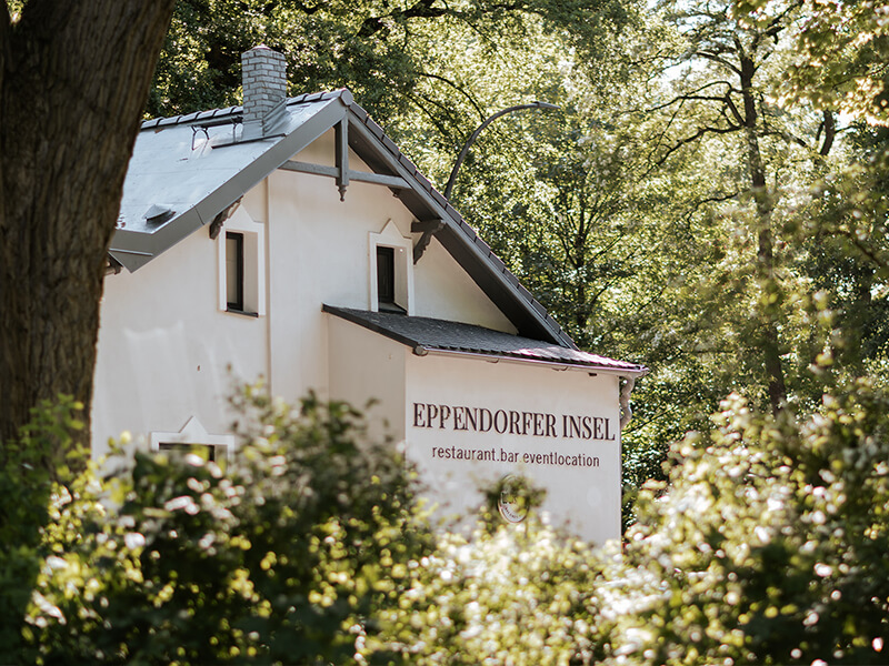 Eppendorfer Insel Außenansicht der Hochzeitslocation in Hamburg