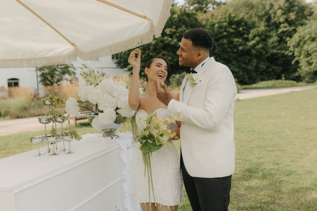 Champagne reception at a wedding in Hamburg – typical costs for drinks and reception