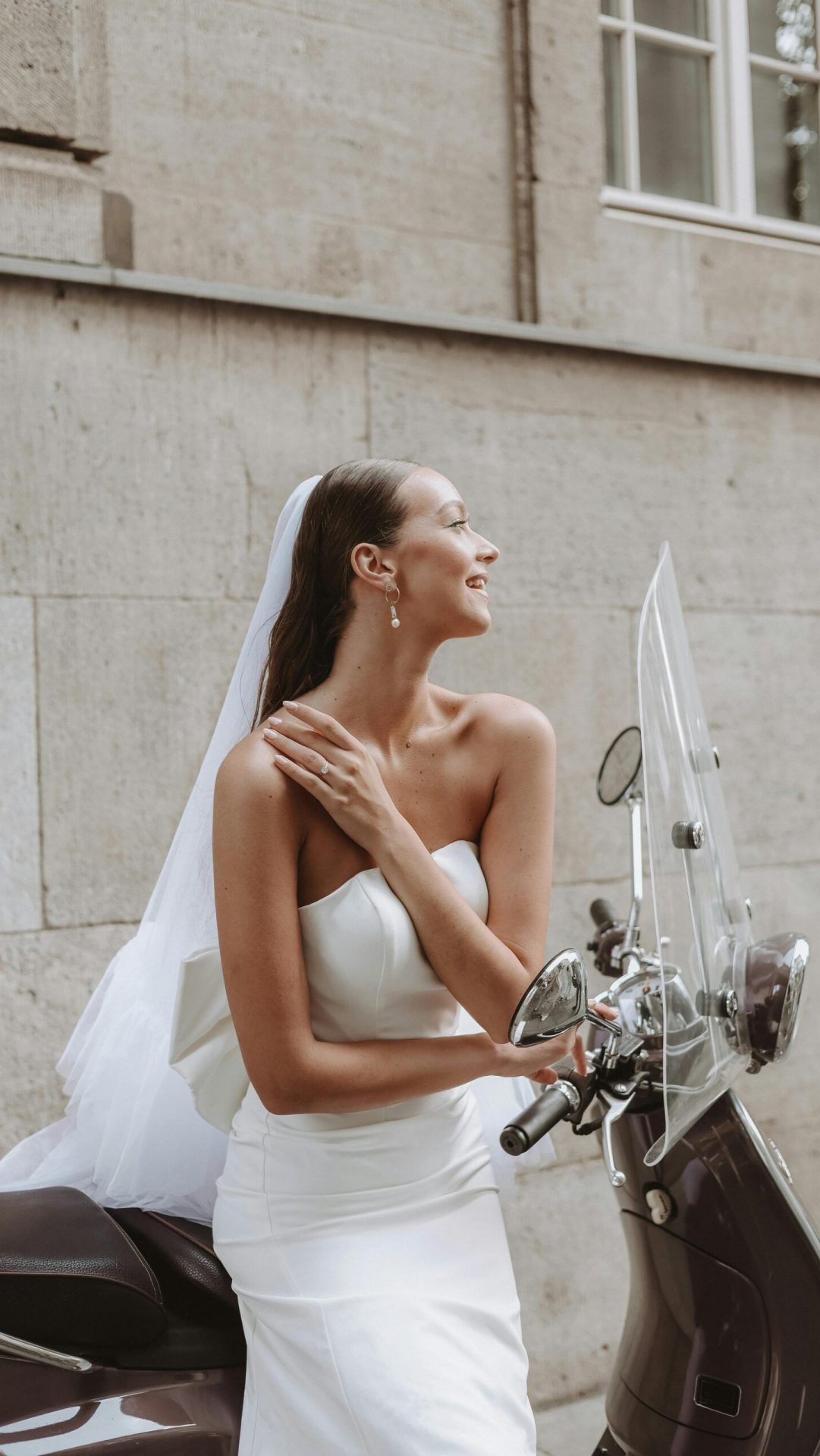 Braut Verlobt Brautshooting Hamburg Brautstrauß